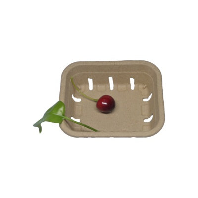 Custom color paper pulp eco-friendly starwberry package basket