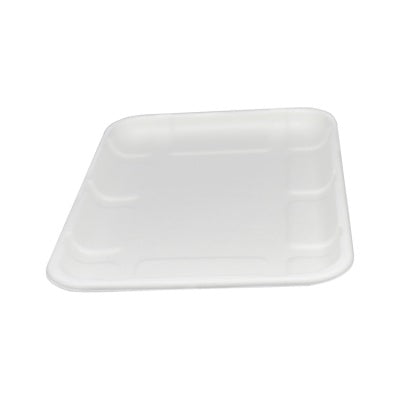Bagasse pulp carrot package tray with PET lamination