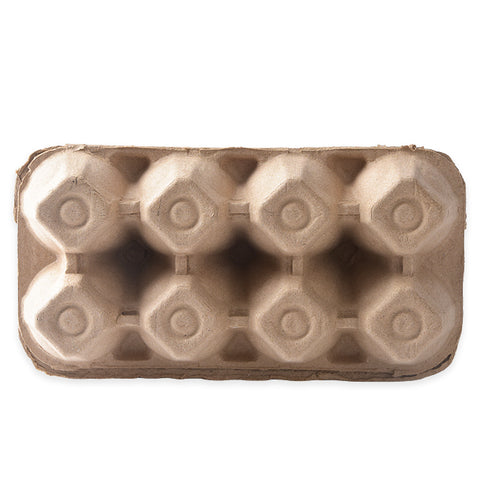 Paper Pulp 8 Egg Carton For Chicken Eggs