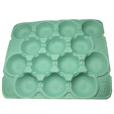 Paper pulp custom color biodegradable 14 holes pear package tray