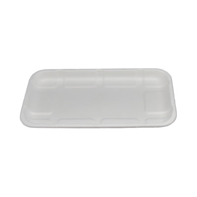 Biodegradable retangle bagasse pulp fruit container 9.6x6.9 inch