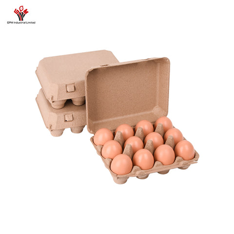 Paper Pulp 3*4 Egg Carton For Chicken Eggs