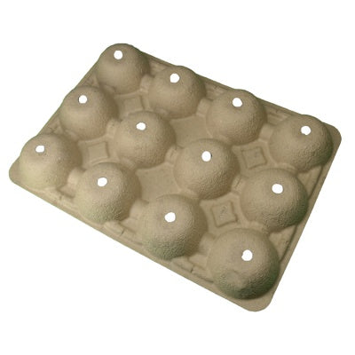 Biodegradable paper pulp fruit tray 12 holes for apples