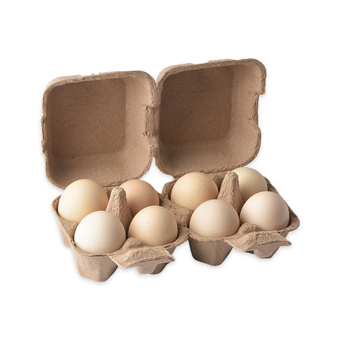 Paper Pulp 4+4 Egg Carton For Chicken Eggs