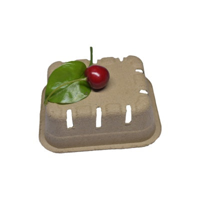 Custom color paper pulp eco-friendly starwberry package basket